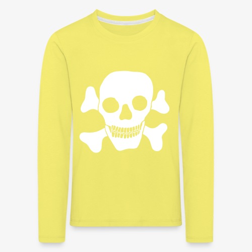 Skull and Bones - Långärmad premium-T-shirt barn