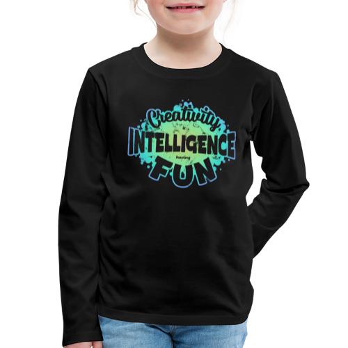 Createlligence - Långärmad premium-T-shirt barn