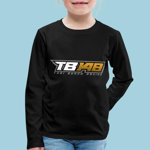 Tobi Logo Grau - Kinder Premium Langarmshirt