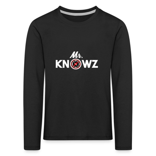 Mr Knowz merchandise_v1 - Kids' Premium Longsleeve Shirt