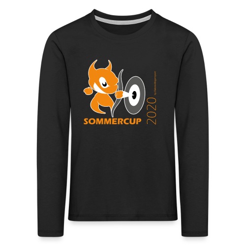 Sommercup orange Schrift - Kinder Premium Langarmshirt