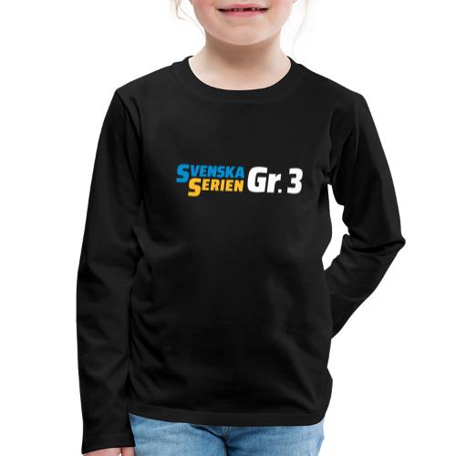 SSGr3 vit - Långärmad premium-T-shirt barn