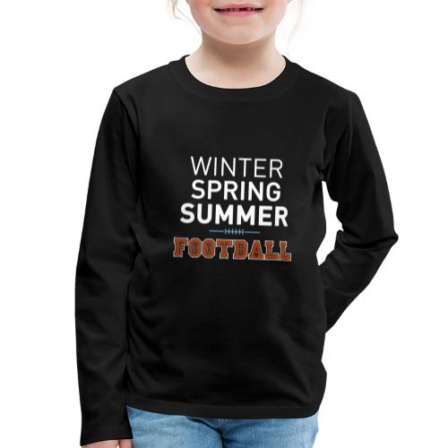 4 Seasons - American Football - Kinder Premium Langarmshirt