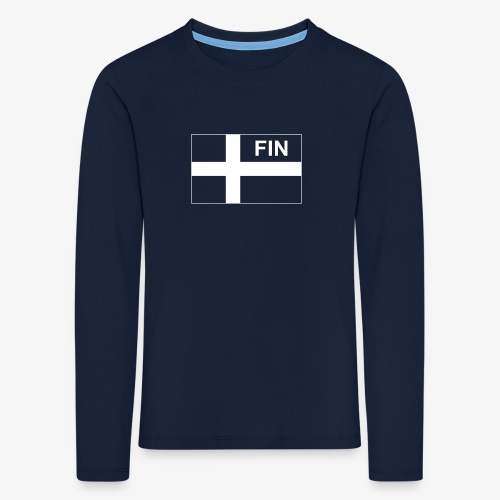 Finnish Tactical Flag FINLAND - Soumi - FIN - Långärmad premium-T-shirt barn