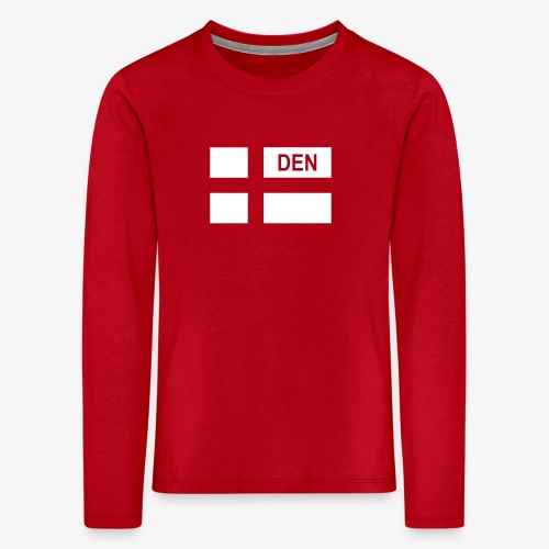 Danish Tactical Flag Denmark - Danmark - DEN - Långärmad premium-T-shirt barn