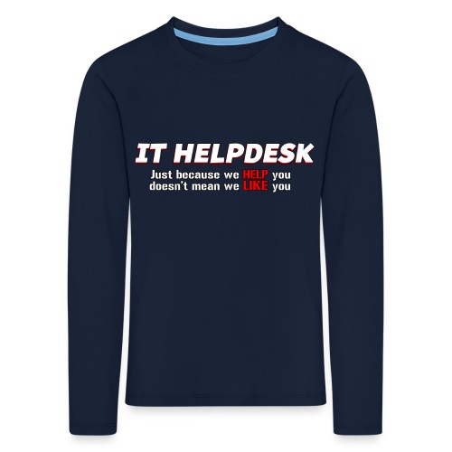 I.T. HelpDesk - Kids' Premium Longsleeve Shirt