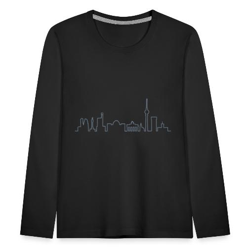 Skyline Berlin - Kinder Premium Langarmshirt