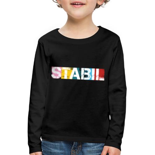 Stabil - Kinder Premium Langarmshirt