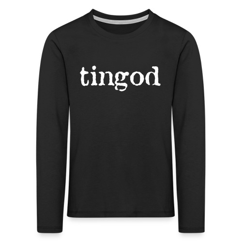 TINGOD logo white - Kids' Premium Longsleeve Shirt