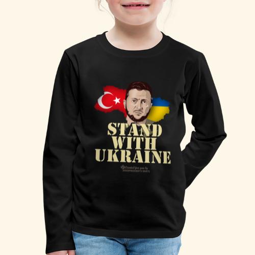 Ukraine Türkei Selenskyj - Kinder Premium Langarmshirt