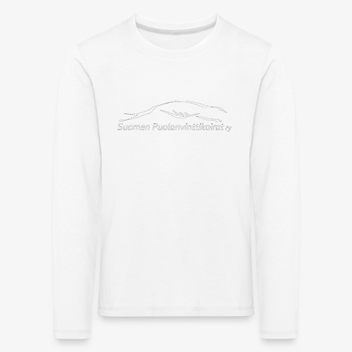 SUP logo valkea - Lasten premium pitkähihainen t-paita