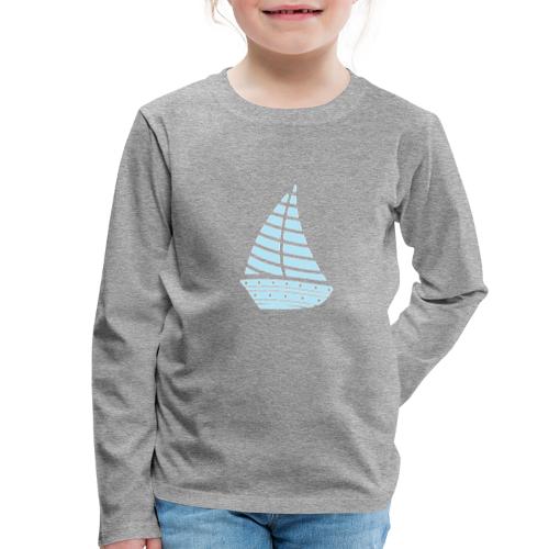 segelboot segeln hobby Geschenkidee Kapitän - Kinder Premium Langarmshirt