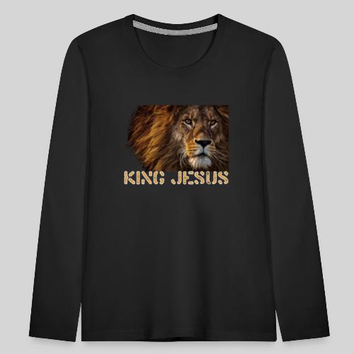 König Jesus der Löwe von Juda - Kinder Premium Langarmshirt