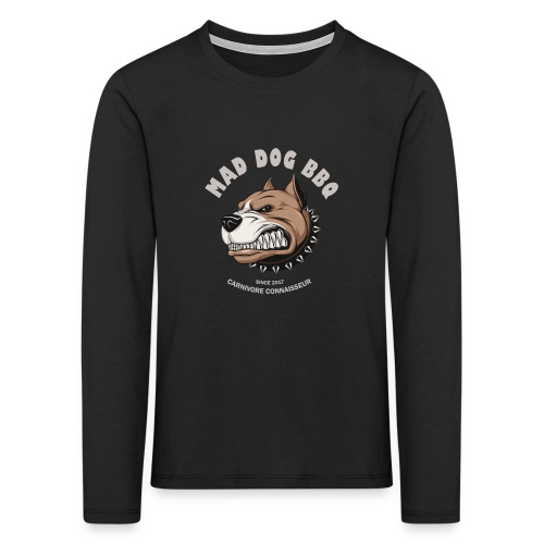 Mad Dog Barbecue (Grillshirt) - Kinder Premium Langarmshirt