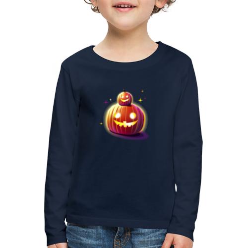 Halloween Kürbisse - Kinder Premium Langarmshirt