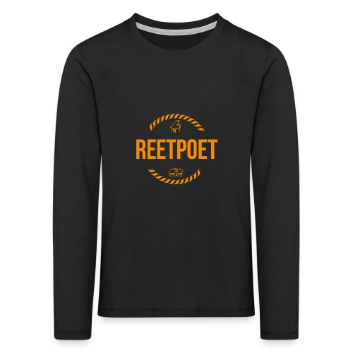 Reetpoet | Logo Orange - Kinder Premium Langarmshirt