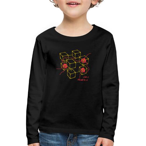 Connection Machine CM-1 Feynman t-shirt logo - Kids' Premium Longsleeve Shirt
