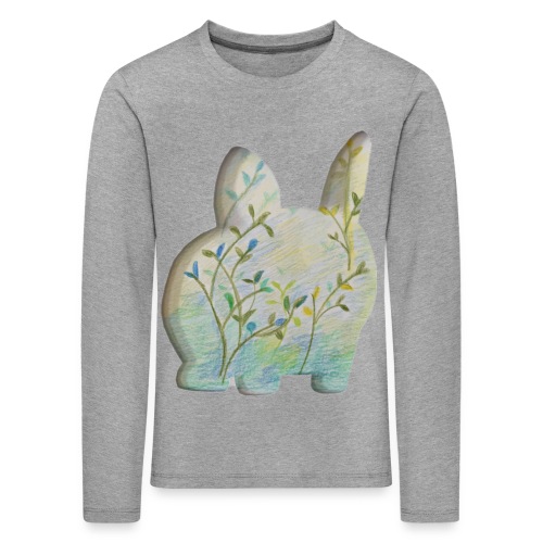 Rabbit in the spring - Kids' Premium Longsleeve Shirt