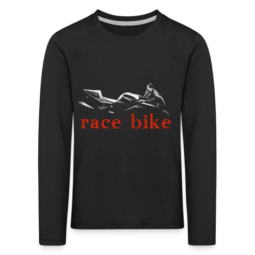 Race bike - Kinder Premium Langarmshirt