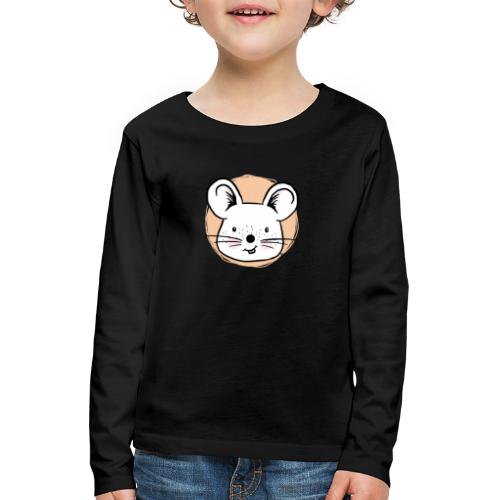 Cute Mouse - Portrait - Kids' Premium Longsleeve Shirt