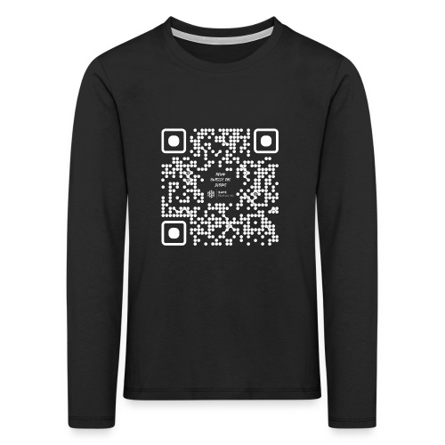 QR The New Internet Should not Be Blockchain Based W - Kids' Premium Longsleeve Shirt