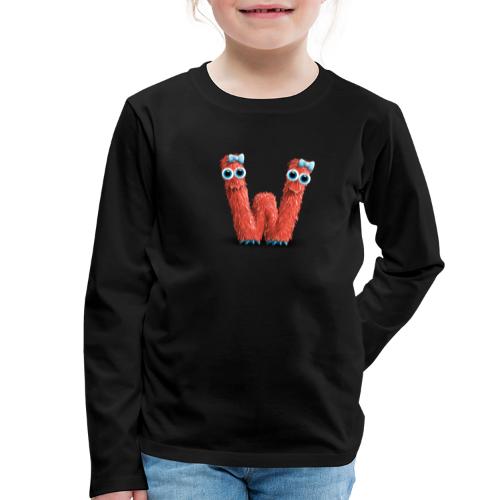 Letter W - Kids' Premium Longsleeve Shirt