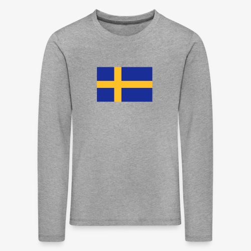 Svenska flaggan - Swedish Flag - Långärmad premium-T-shirt barn