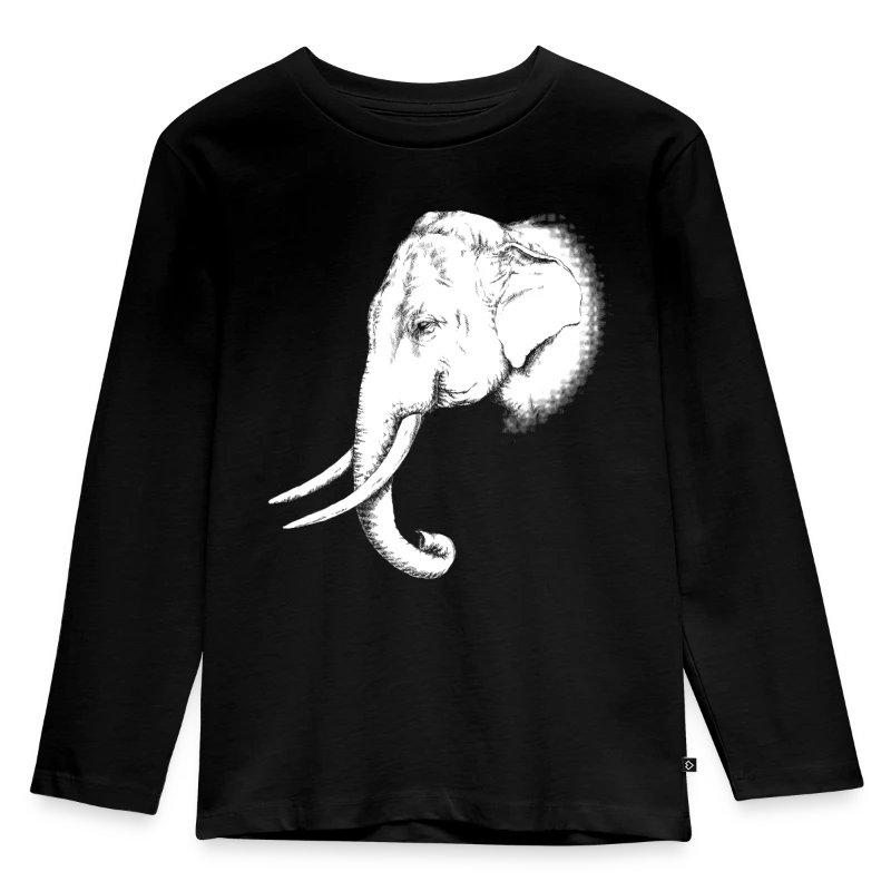 Elefant, asiatisch - Kinder Premium Langarmshirt