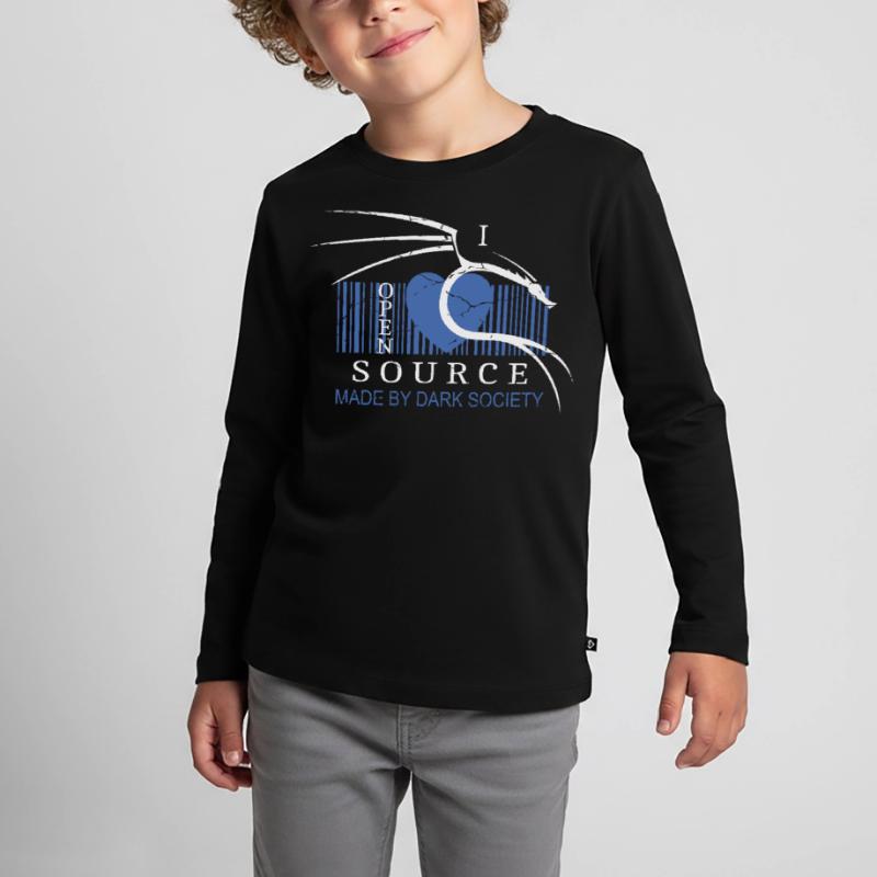 I Love Open Source Software Kids' Premium Longsleeve Shirt