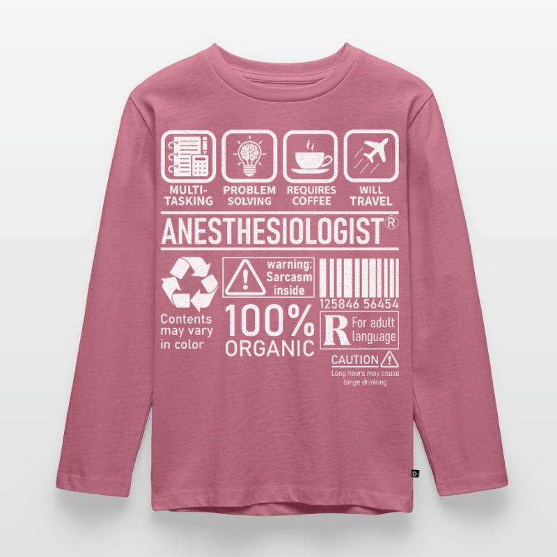 Anesthesiologist multi tasking problem solving Kids' Premium Longsleeve Shirt