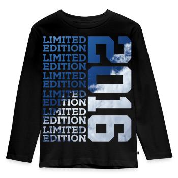 10 ANS ÉDITION LIMITÉE 2016 10E ANNIVERSAIRE - T-shirt manches longues Premium Enfant - noir - Devant - AI Model Kid Male (0cm)