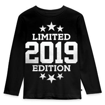 LIMITED EDITION 2019 6TH BIRTHDAY - Kids' Premium Longsleeve Shirt - black - Front - AI Model Kid Male (0cm)