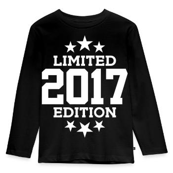 ÉDITION LIMITÉE 2017 9E ANNIVERSAIRE - T-shirt manches longues Premium Enfant - noir - Devant - AI Model Kid Male (0cm)
