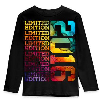 ÉDITION LIMITÉE 2016 10 ANS 10E ANNIVERSAIRE - T-shirt manches longues Premium Enfant - noir - Devant - AI Model Kid Male (0cm)