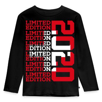 LIMITED EDITION 2020 SWITZERLAND 6TH BIRTHDAY - Kids' Premium Longsleeve Shirt - black - Front - AI Model Kid Male (0cm)