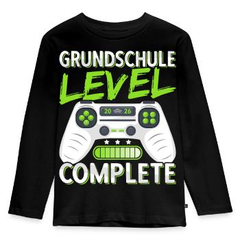 Primary School Graduation 2026 Primary School Graduation - Kids' Premium Longsleeve Shirt - black - Front - AI Model Kid Male (0cm)