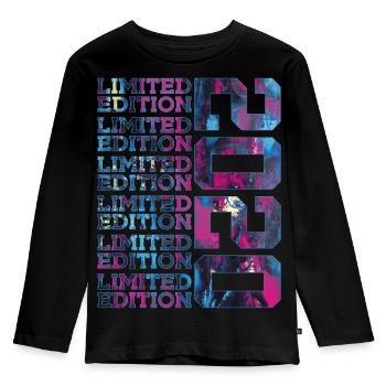 COOL 6 ANS ÉDITION LIMITÉE 6E ANNIVERSAIRE 2020 - T-shirt manches longues Premium Enfant - noir - Devant - AI Model Kid Male (0cm)