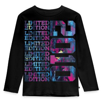 COOL 16 YEARS LIMITED EDITION 2010 16TH BIRTHDAY - Kids' Premium Longsleeve Shirt - black - Front - AI Model Kid Male (0cm)