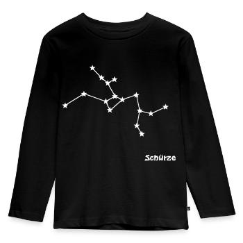 Sternzeichen Schütze - Kinder Premium Bio Langarmshirt - Schwarz - Vorne - AI Model Kid Male (0cm)