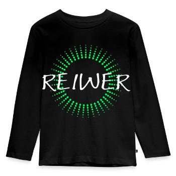 Reiwer Kleiner Frechdachs - Kinder Premium Bio Langarmshirt - Schwarz - Vorne - AI Model Kid Male (0cm)