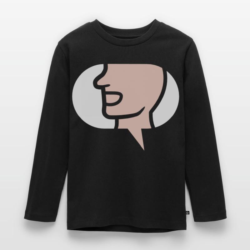 Chat Simple Symbol Speech Bubble Kids' Premium Longsleeve Shirt