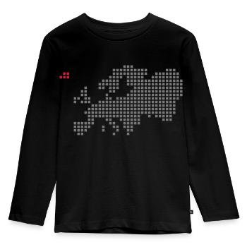 Iceland - Kids' Premium Longsleeve Shirt - black - Front - AI Model Kid Male (0cm)