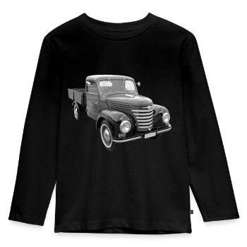 Framo Barkas Camion camion DDR IFA Oldtimer - T-shirt manches longues Premium Enfant - noir - Devant - AI Model Kid Male (0cm)