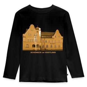 Schöneck Town Hall Vogtland Saxony - Kids' Premium Longsleeve Shirt - black - Front - AI Model Kid Male (0cm)