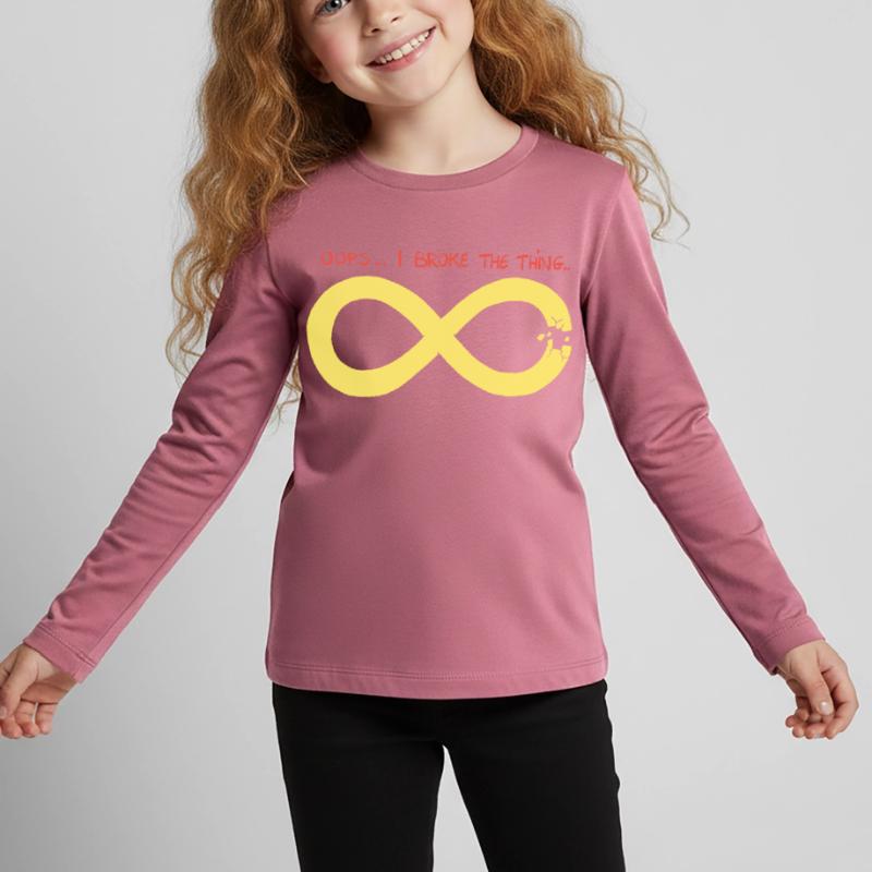 Infinity has a problem. Kids' Premium Longsleeve Shirt