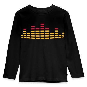 EQ Equalizer 3D Analytique - T-shirt manches longues Premium Enfant - noir - Devant - AI Model Kid Male (0cm)