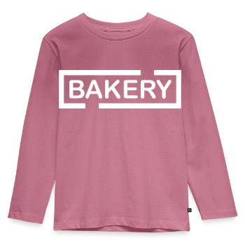 Backen Baking - Kids' Premium Longsleeve Shirt - mauve - Front - AI Model Kid Female (0cm)