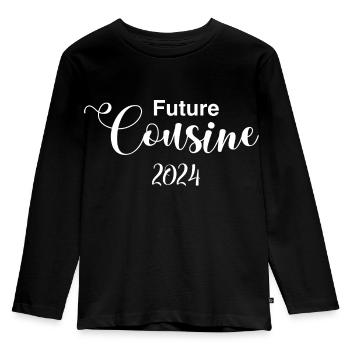 Future Cousine 2024 - T-shirt manches longues Premium Enfant - noir - Devant - AI Model Kid Male (0cm)
