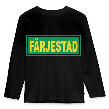 Färjestad Green - T-shirt manches longues Premium Enfant - noir - Devant - AI Model Kid Male (0cm)