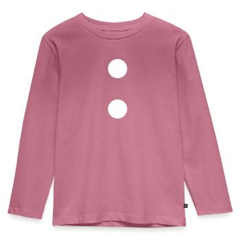 Côlon / Cercle - T-shirt manches longues Premium Enfant - mauve - Devant - AI Model Kid Female (0cm)